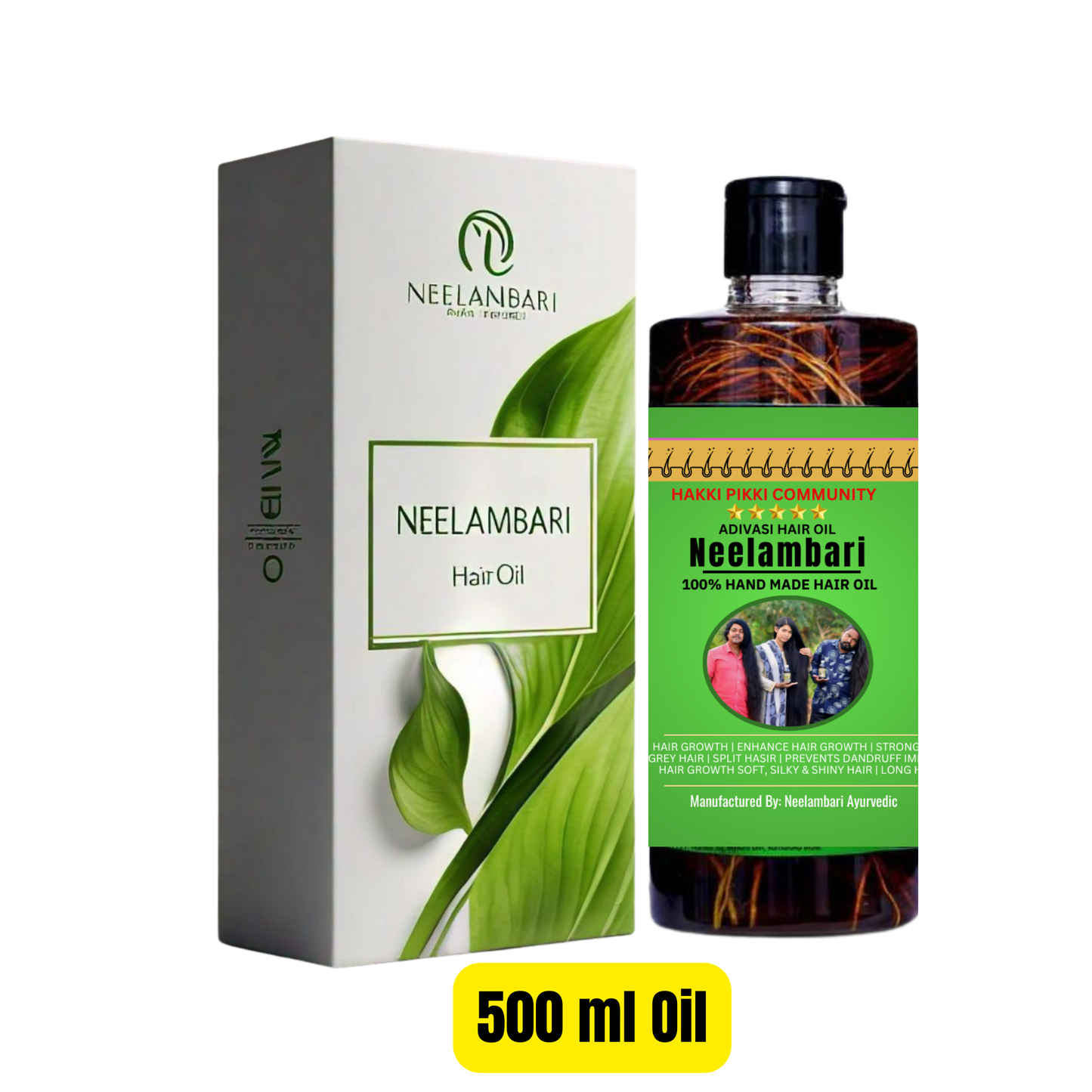 ADIVASI NEELAMBARI HAKKI PIKKI HAIR OIL